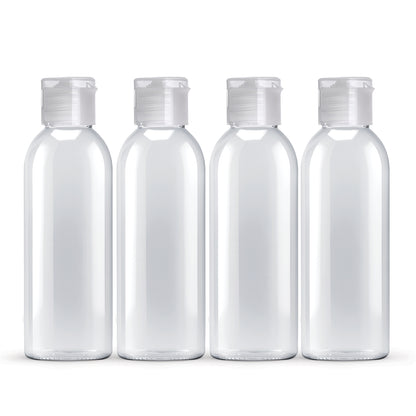 Pack of 4 100ml travel bottles