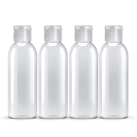 Pack of 4 100ml travel bottles