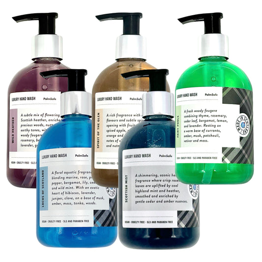 Luxury Hand Wash - Scottish Collection 300ml Pump Bottles