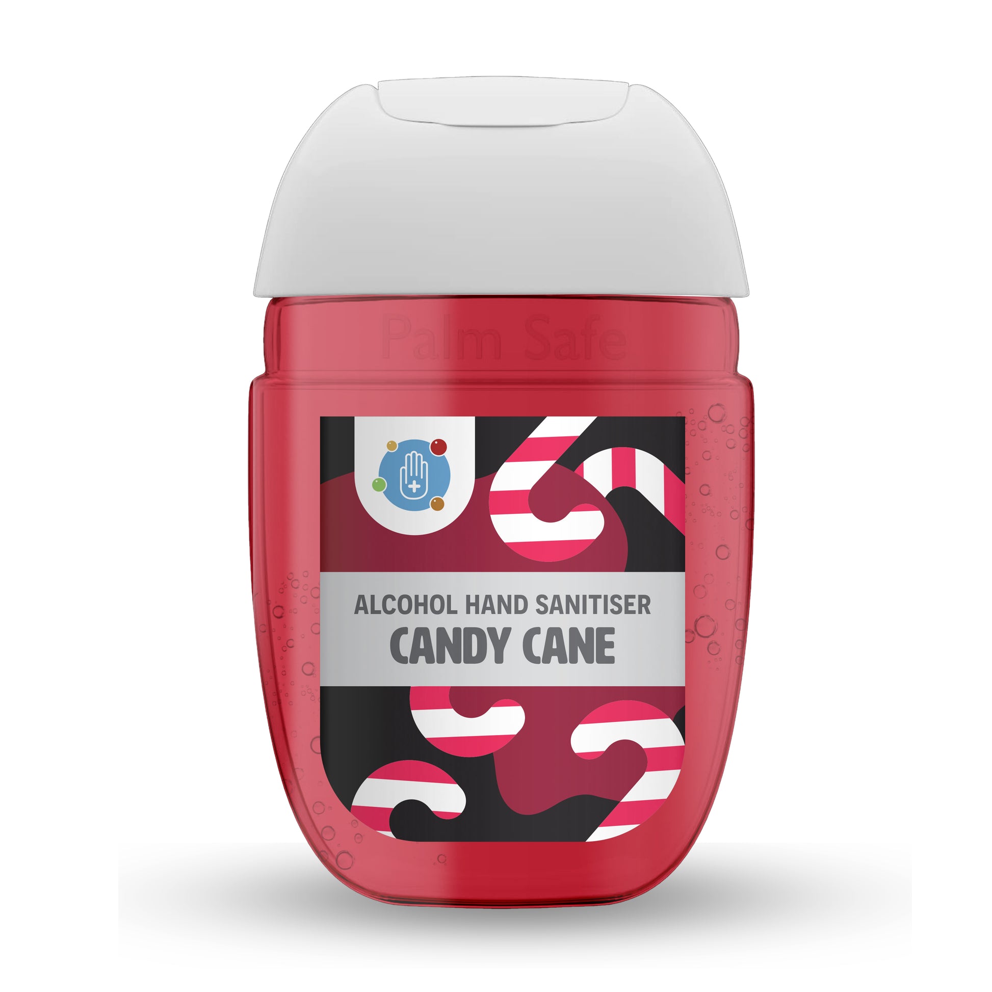 30ml Pocket Bac of Palm Safe Candy Cane Hand Sanitiser